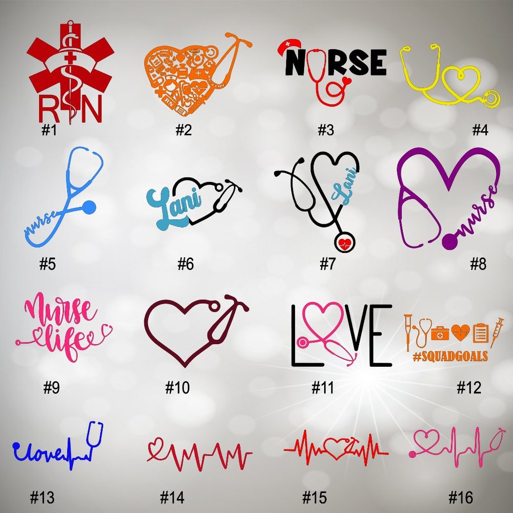 NURSING VINYL DECAL - 5-6" decal